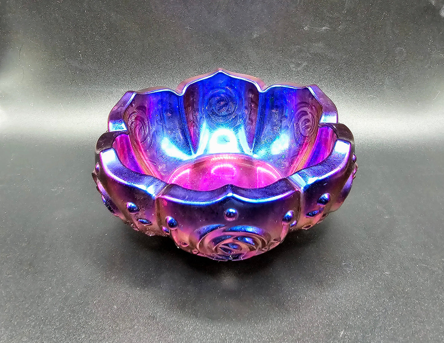 Purple/Blue Resin Trinket Bowl/Ashtray