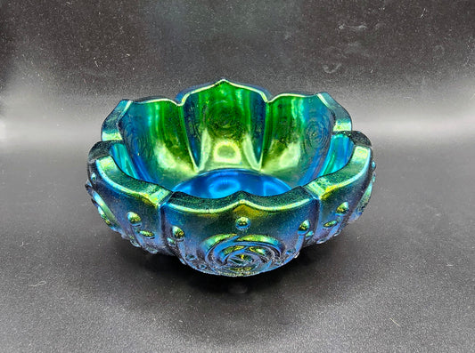 Blue/Green Resin Trinket Bowl/Ashtray